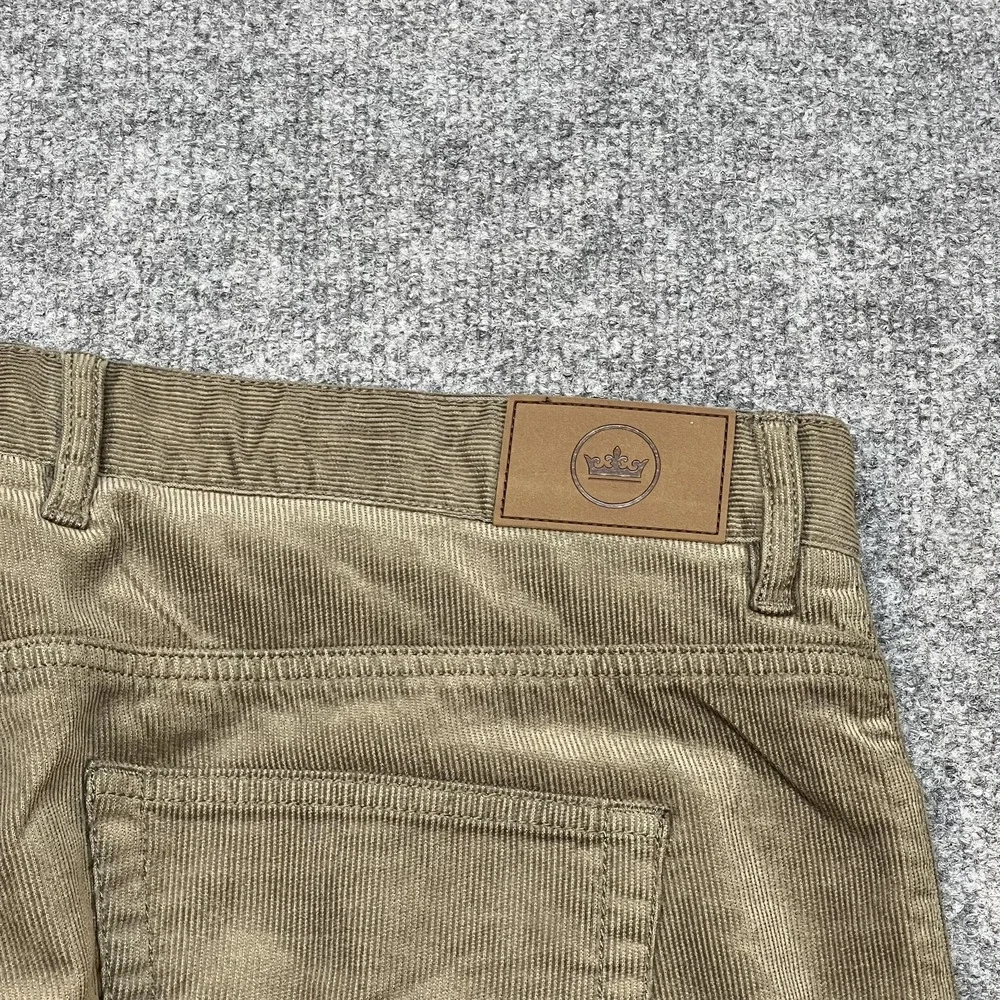 Peter Millar Pants Mens 38x30 Beige Corduroy Khakis 5 Pocket Stretch Casual